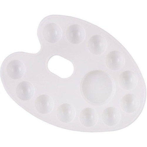 پالت تخم مرغی رنگ روغن سفید