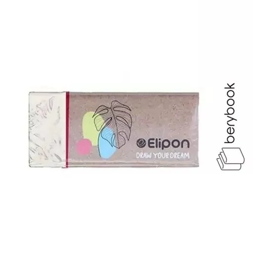 تصویر محصول elipon / الیپون / پاک کن / سفید- مشکی / کرافت / 8193060